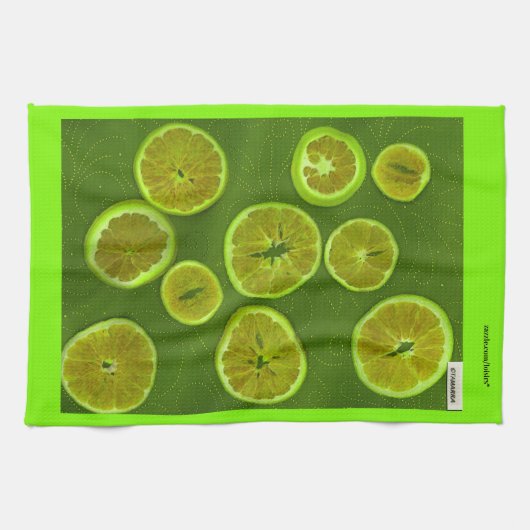緑 キッチンタオル (横)