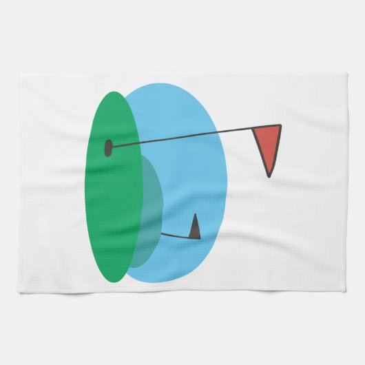 緑 キッチンタオル (横)