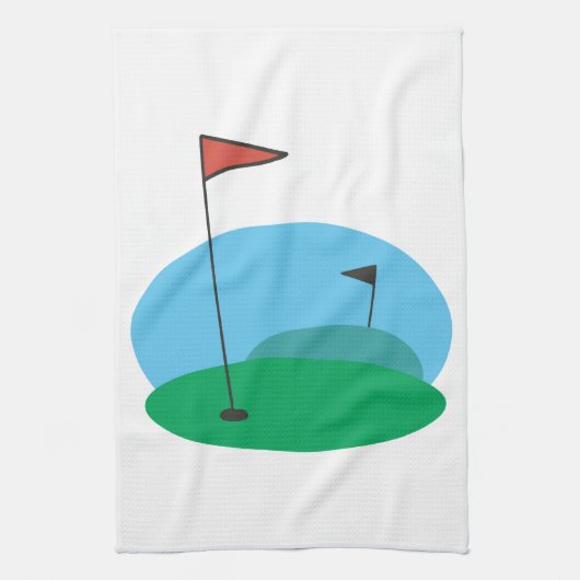 緑 キッチンタオル (縦)