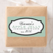 緑 |キャニングパーソナライズされたステッカー ラベル (インサイチュ)