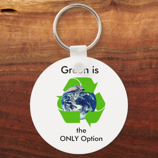 緑 キーホルダー (正面)