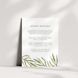 緑 |ゲスト詳細エンクロージャカード エンクロージャーカード