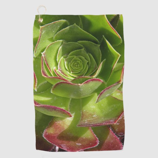 緑 ゴルフタオル (正面)