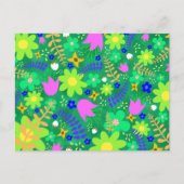 緑、シャルトレウス、ピンク、パレーケット シーズンポストカード (正面)