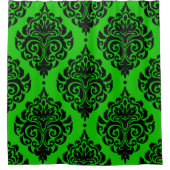 緑 シャワーカーテン (正面)