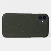 緑、シンプル自然エレガント抽象芸術 Case-Mate iPhoneケース (裏面(横))