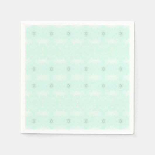 緑 スタンダードカクテルナプキン (正面)