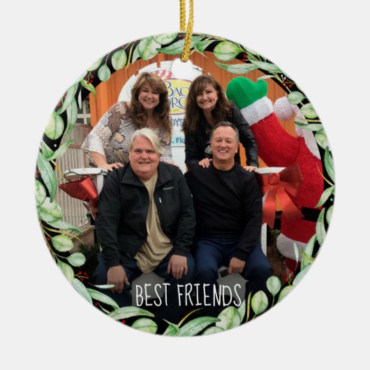 緑 セラミックオーナメント (正面)