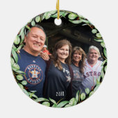 緑 セラミックオーナメント (裏面)