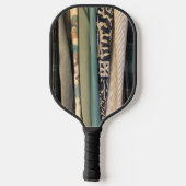 緑、タンプリントは一種のピックボールパドルの1つ ピックルボールラケット (裏面)