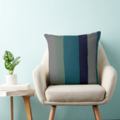 緑、ティール（緑がかった色）、ピンクの抽象芸術 クッション (椅子)