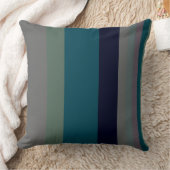 緑、ティール（緑がかった色）、ピンクの抽象芸術 クッション (ブランケット)