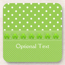 緑、ドット、シャムロック