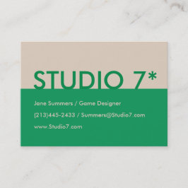 緑 – ナチュラルシリーズ 名刺