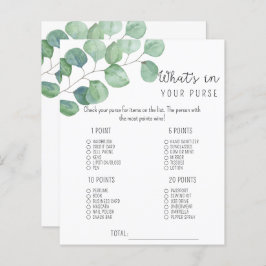 緑 – ハンドバッグの赤ちゃんシャワーの白