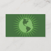 緑-ビジネス 名刺 (裏面)