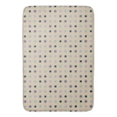 緑、ピンク、紫、水色のドット バスマット (正面縦)