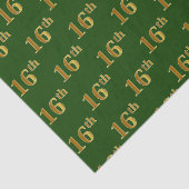 緑、フェイク金ゴールド16番目（16番目）のイベント 薄葉紙 (詳細)