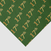 緑、フェイク金ゴールド17番目(17番目)のイベント 薄葉紙 (詳細)