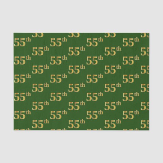 緑、フェイク金ゴールド55位(55位)イベント 薄葉紙 (正面)