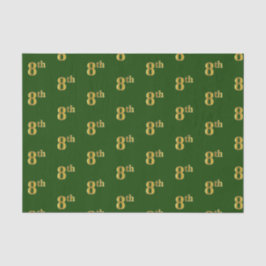 緑、フェイク金ゴールド8位（8位）イベントティッシュペーパー 薄葉紙