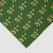 緑、フェイク金ゴールド81番目（81番目）のイベント 薄葉紙 (詳細)