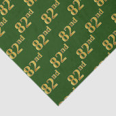 緑、フェイク金ゴールド82番目（82番目）のイベント 薄葉紙 (詳細)