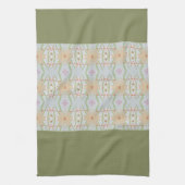 緑(フローラデザイン) キッチンタオル (縦)