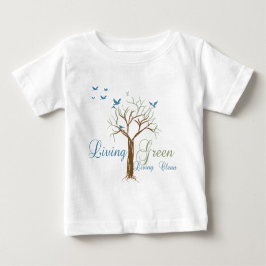 緑 ベビーTシャツ (正面)