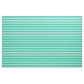 緑、ベージュ、青の線のパターン ファブリック (ヤード)