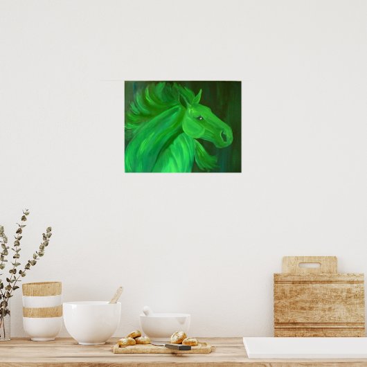 緑 ポスター (キッチン)