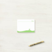 緑 ポストイット (デスク上)