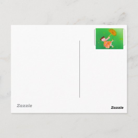 緑 ポストカード (裏面)