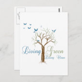 緑 ポストカード (正面/裏面)