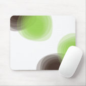 緑、モダンシンプル、花抽象芸術 マウスパッド (マウス)
