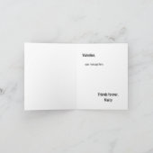 緑+ライトピンクのモノグラム花嫁の提案 招待状 (内部)