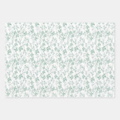 緑 ラッピングペーパーシート (正面)