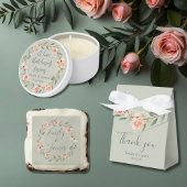 緑、ロマンチックなバラリース フェイバーバッグ