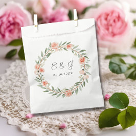 緑、ロマンチックなバラリース フェイバーバッグ