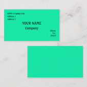 緑 名刺 (正面/裏面)