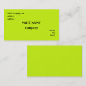 緑 名刺 (正面/裏面)