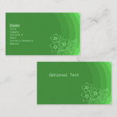 緑 名刺 (正面/裏面)