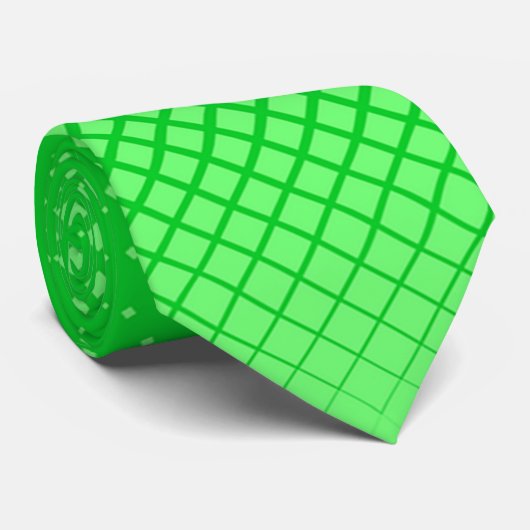 緑（幾何学的） ネクタイ (ロール)