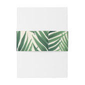 緑 招待状ベリーバンド (裏面例)