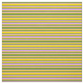 緑、梅、黄色の色のストライプ ファブリック (見本)