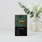 緑、森の動物は緑のフローラ 名刺 (スタンド正面)