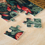 緑、森林動物で果実を保持するポモナ ジグソーパズル (側面)