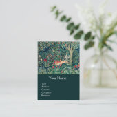 緑，森林動物群，緑のフローラブシン 名刺 (スタンド正面)