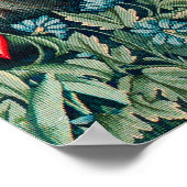 緑,森林動物群,緑のフローラ ポスター (角)