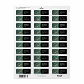 緑,森林動物群,緑のフローラ ラベル (フルシート)